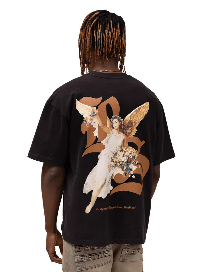 REPUTATION ANGEL TEE BLACK