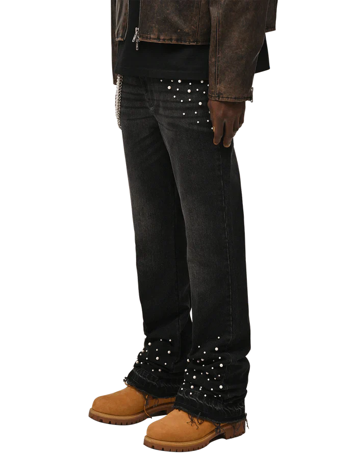 REPUTATION PEARL DENIM BLACK