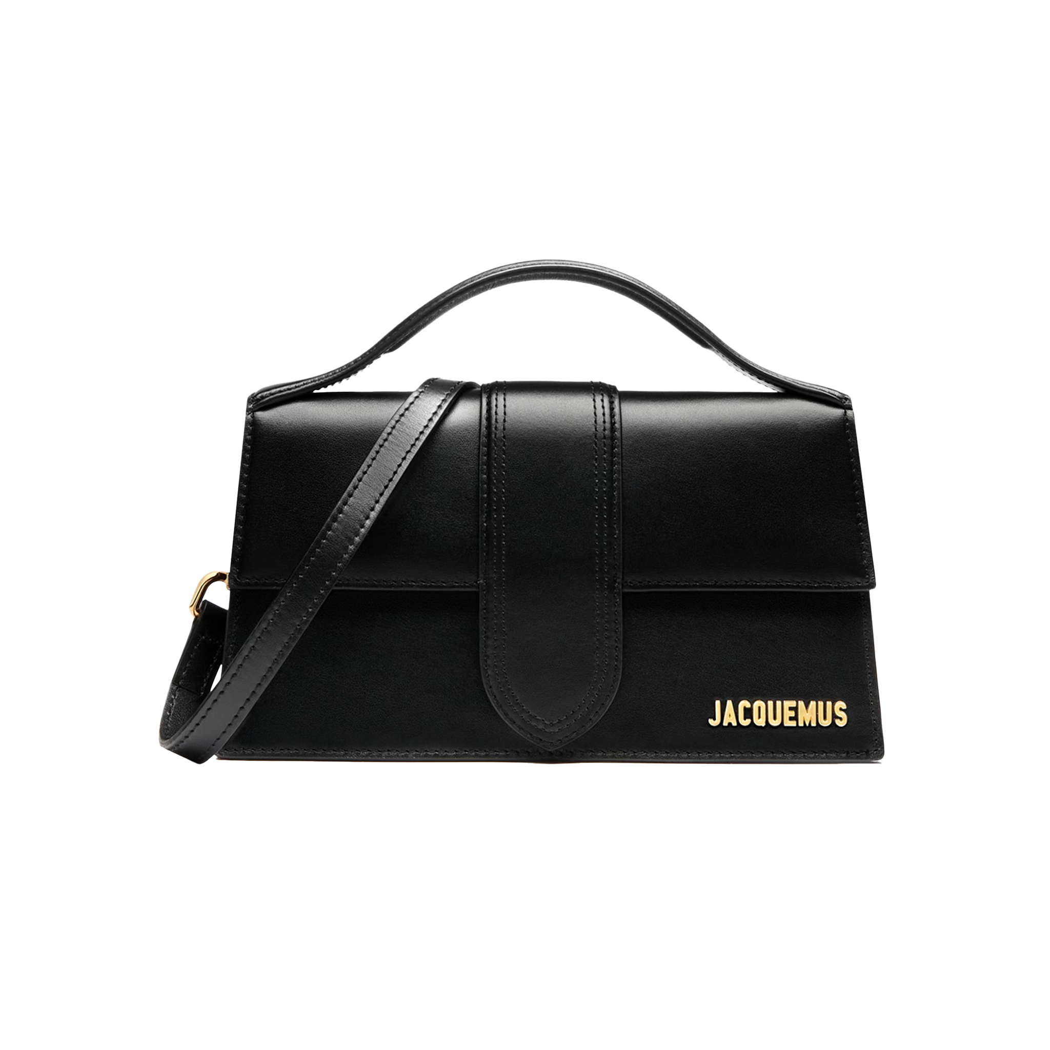 JACQUEMUS "LE GRAND BAMBINO" BLACK/GOLD