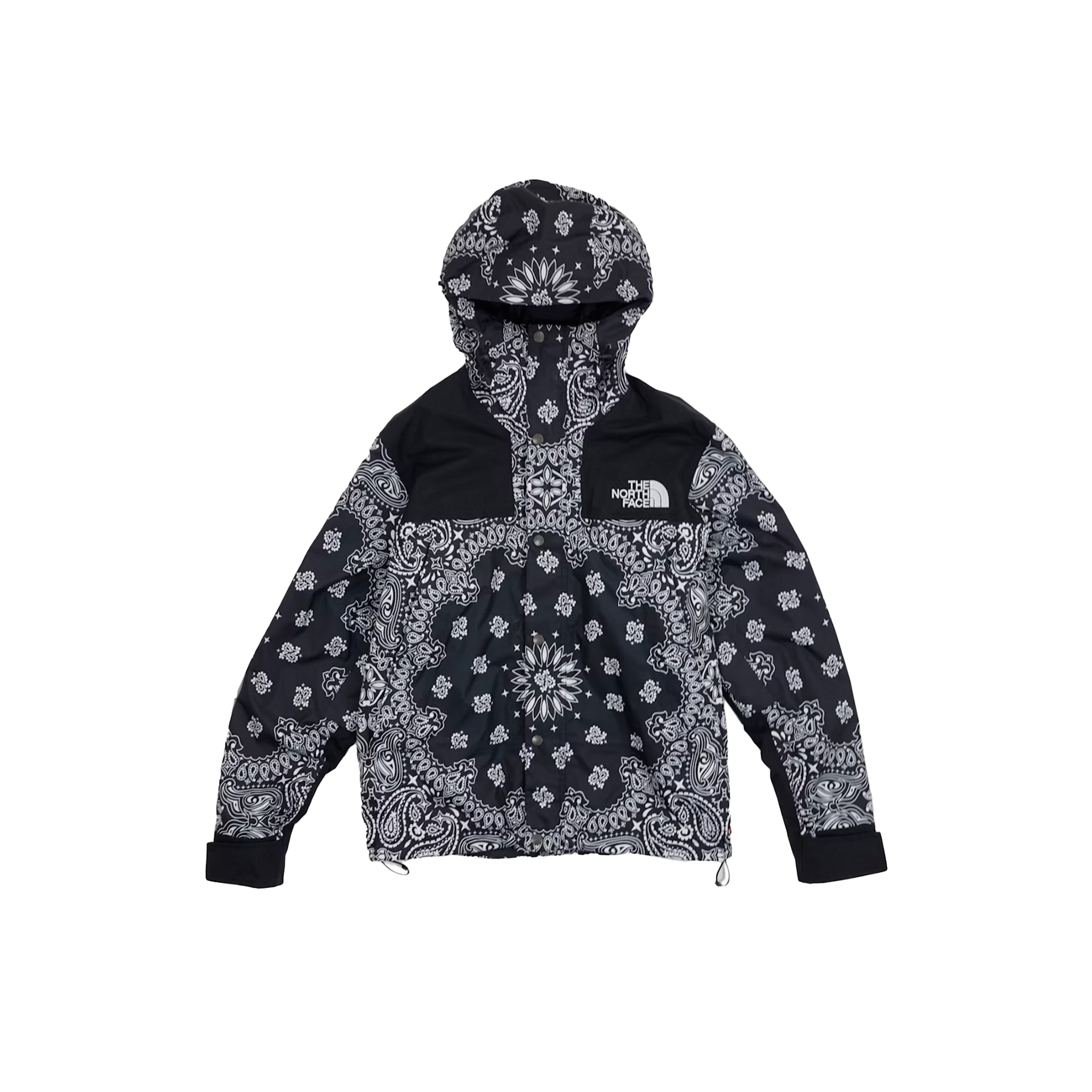 SUPREME X TNF BANDANA JACKET BLACK