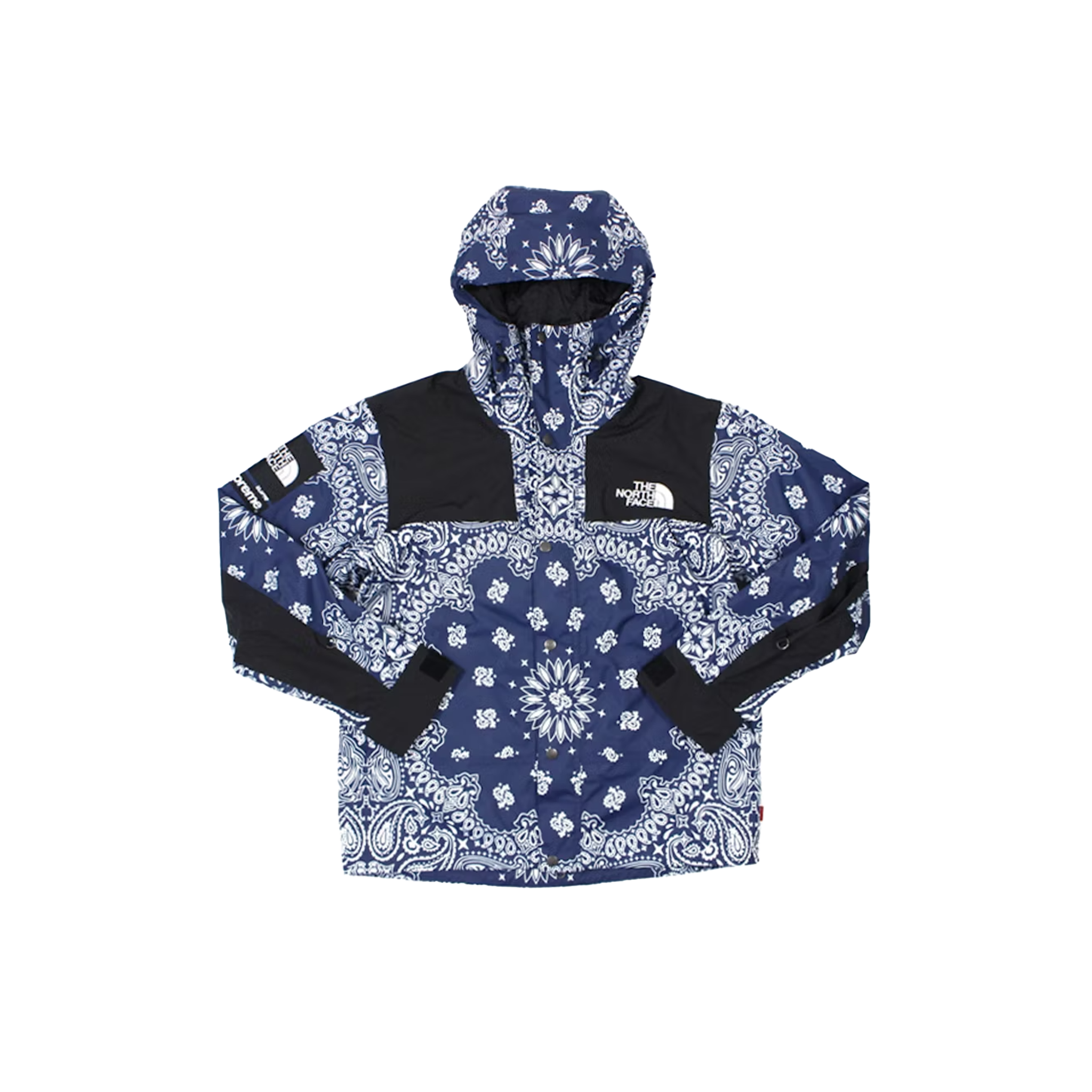 SUPREME X TNF BANDANA JACKET BLUE