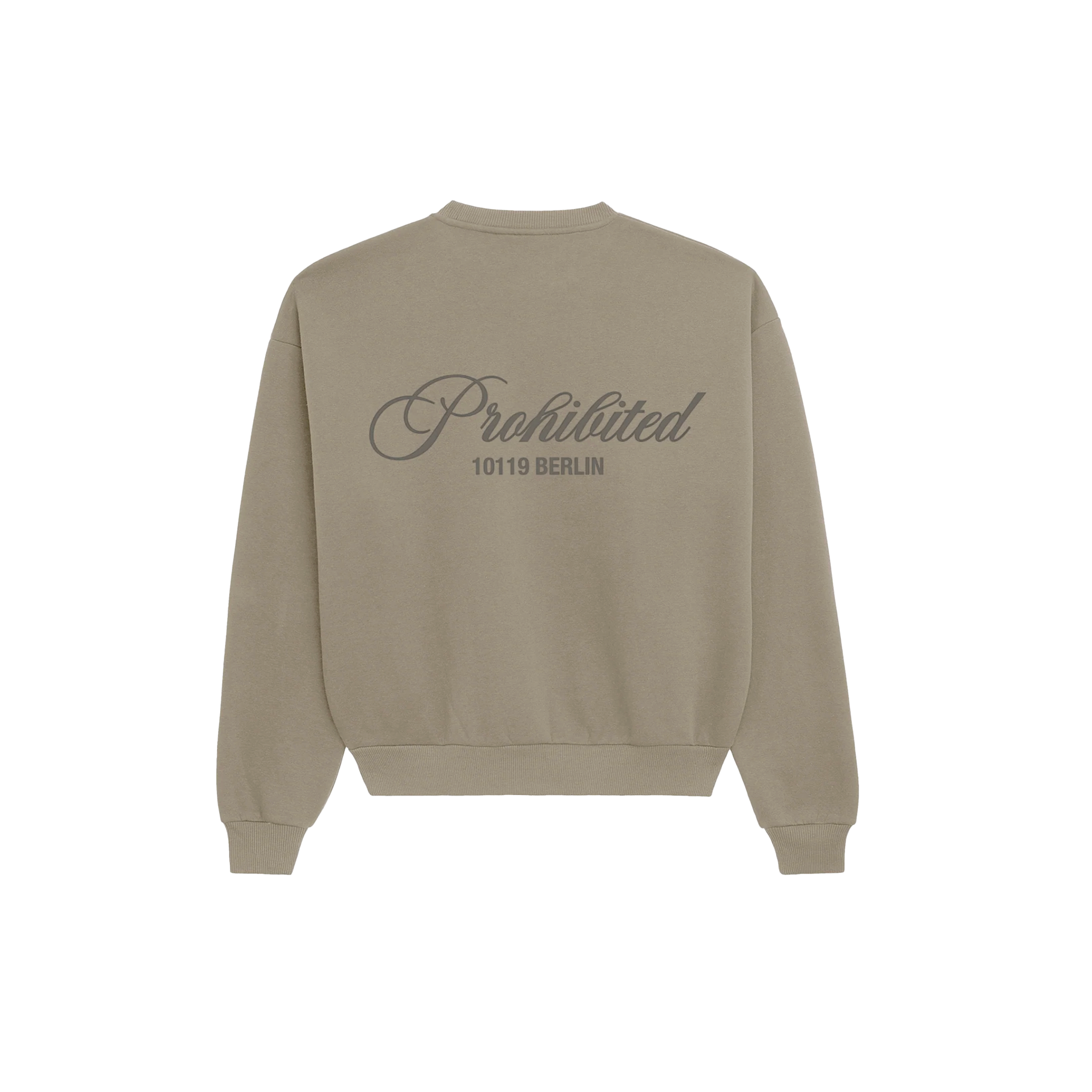 PROHIBITED DUST GREY CREW NECK