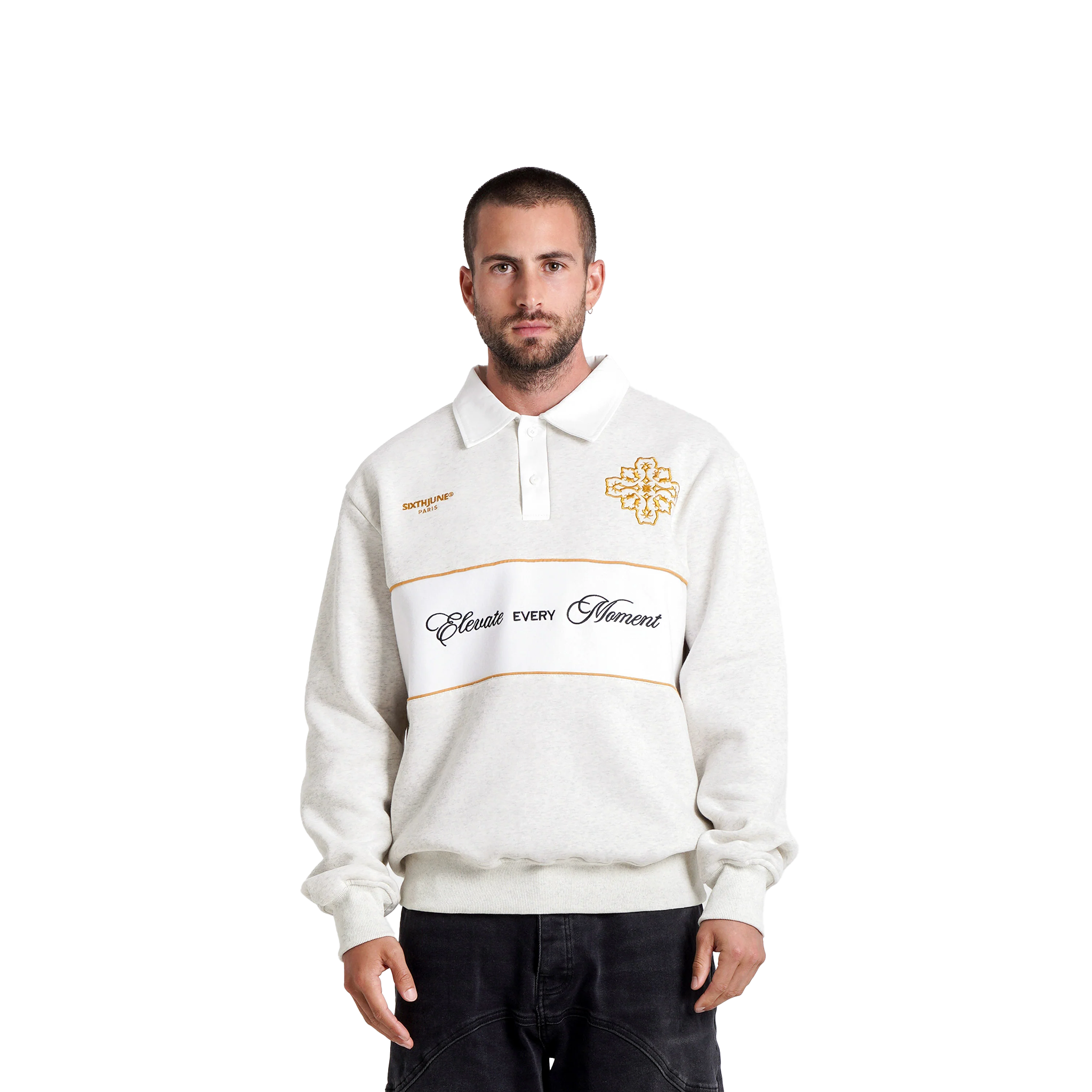 SIXTH JUNE PERSIAN EMBROIDERED POLO