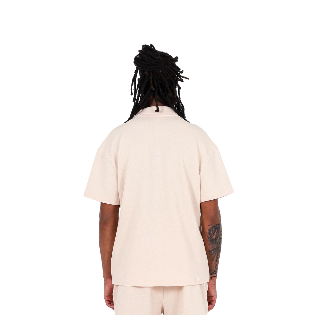 SIXTH JUNE CREPE FABRIC SHIRT BEIGE