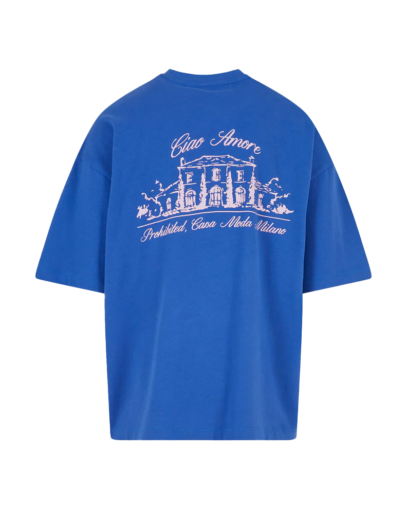 PROHIBITED CASA MODA TEE BLUE