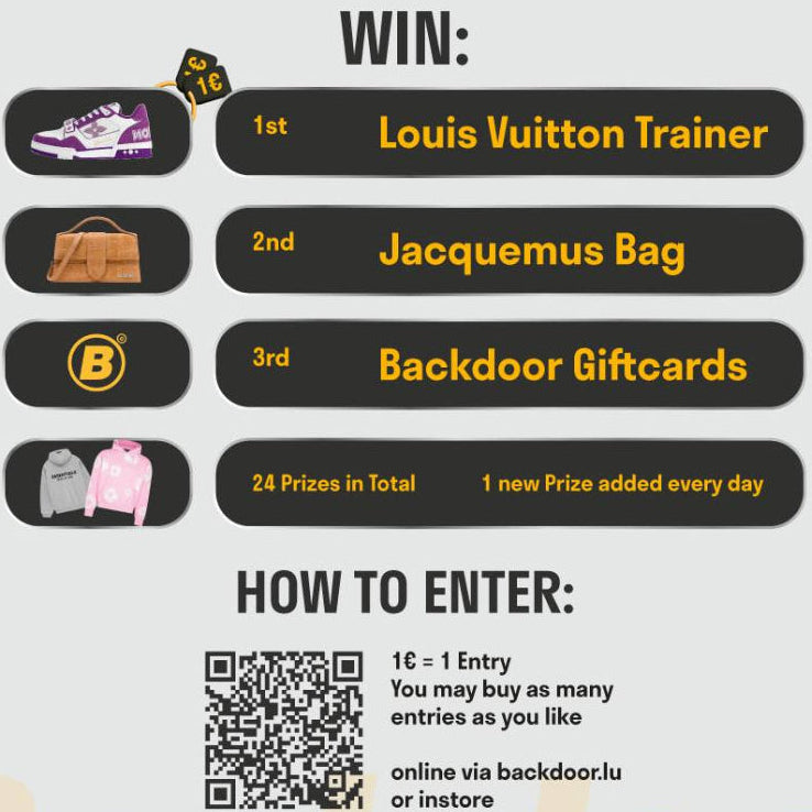 1€ BACKDOOR RAFFLE TICKETS