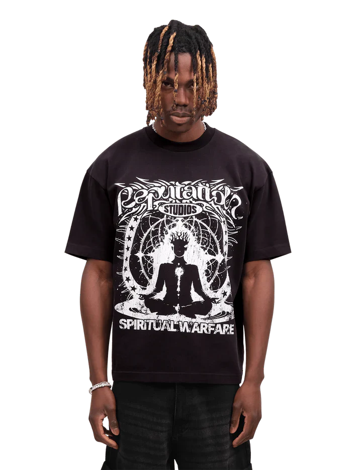 REPUTATION SPIRITUAL WARFARE TEE BLACK