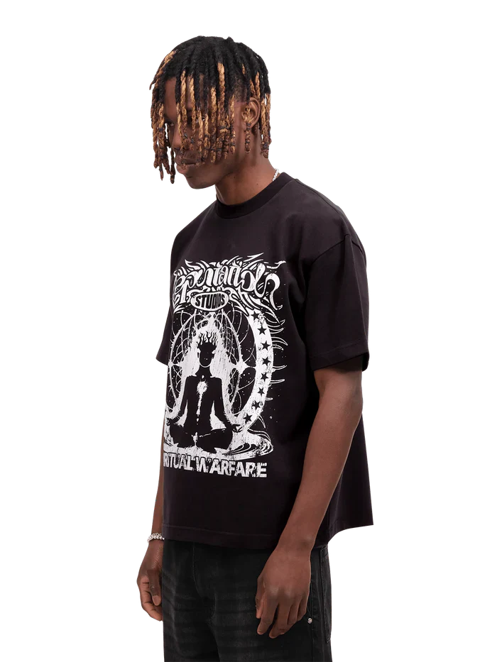REPUTATION SPIRITUAL WARFARE TEE BLACK