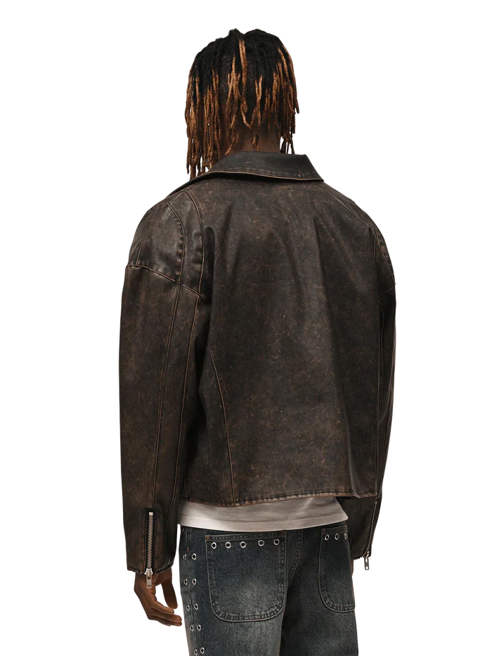 REPUTATION VINTAGE LEATHER JACKET