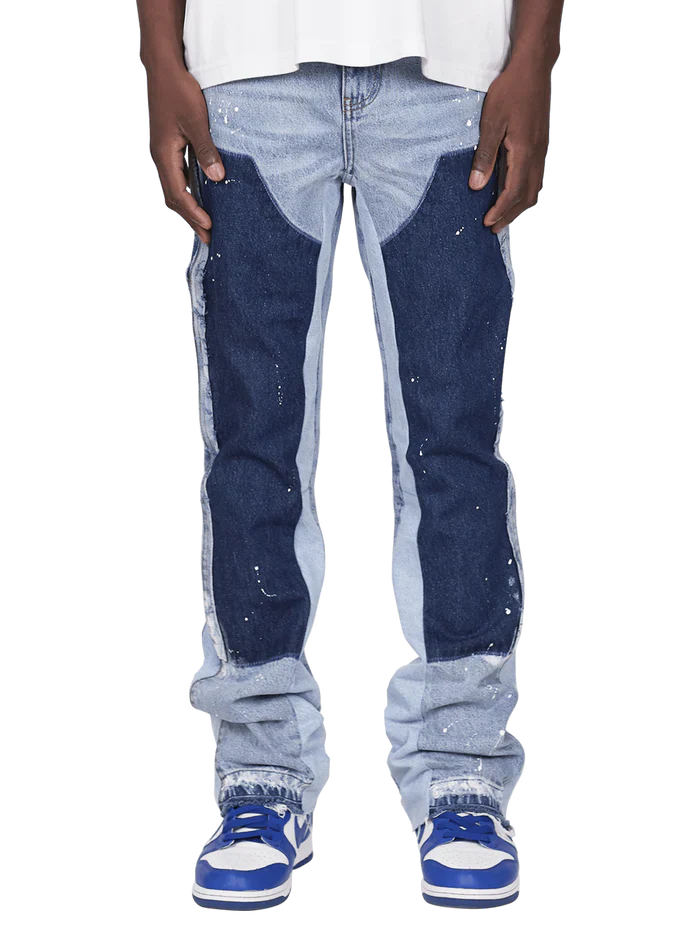 REPUTATION FLARE DENIM BLUE