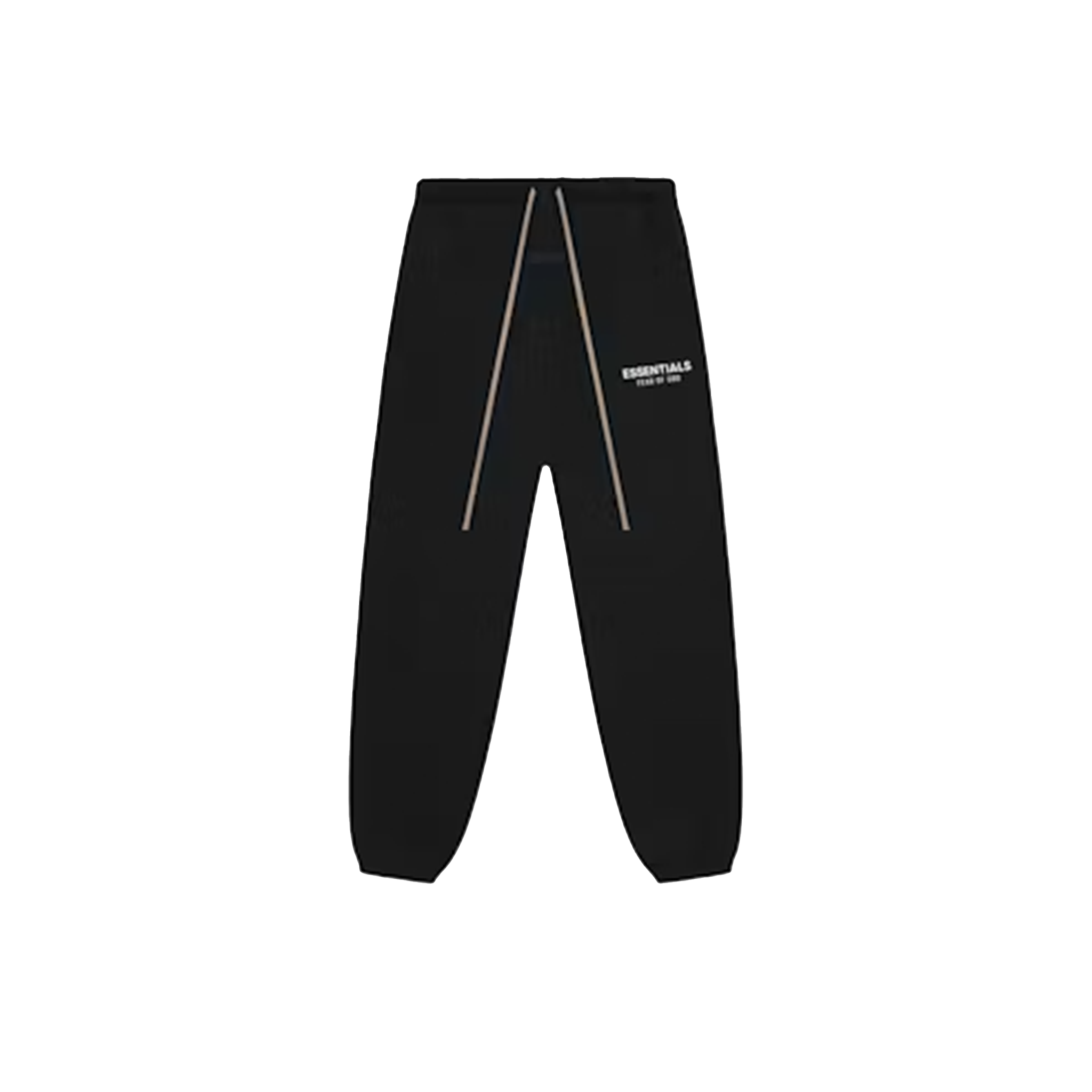 ESSENTIALS BLACK FLEECE PANTS