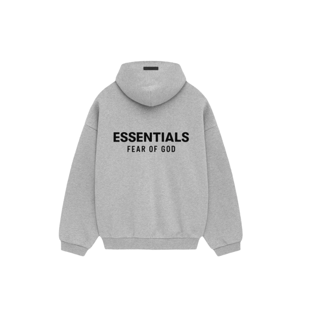 ESSENTIALS LIGHT HEATHER FLEECE HOODIE