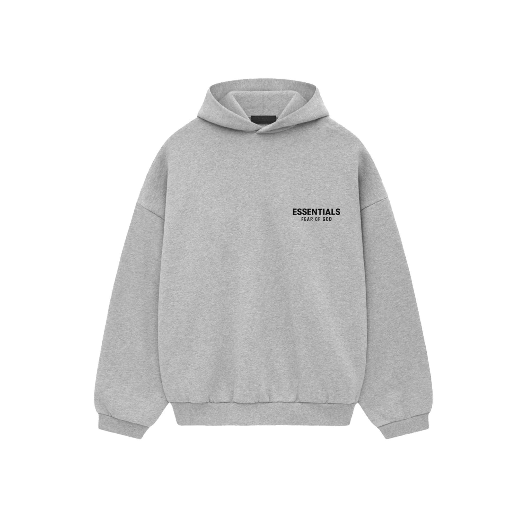 ESSENTIALS LIGHT HEATHER FLEECE HOODIE