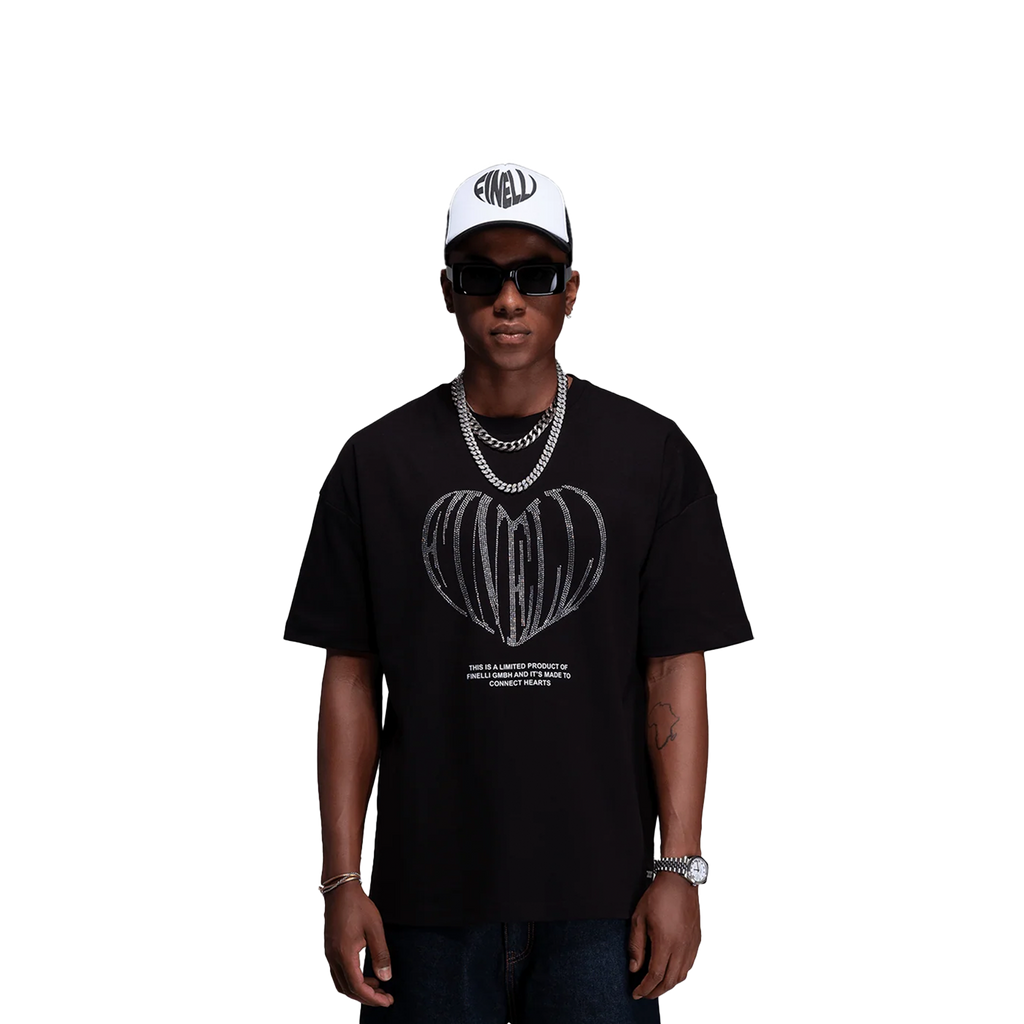FINELLI DIAMOND HEART TEE