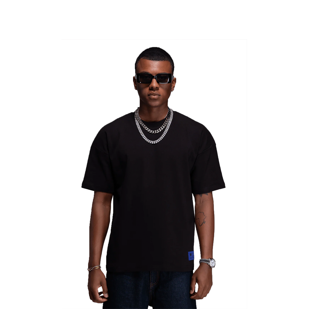 FINELLI DISTORTED BLACK LOGO TEE