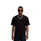 FINELLI DISTORTED BLACK LOGO TEE