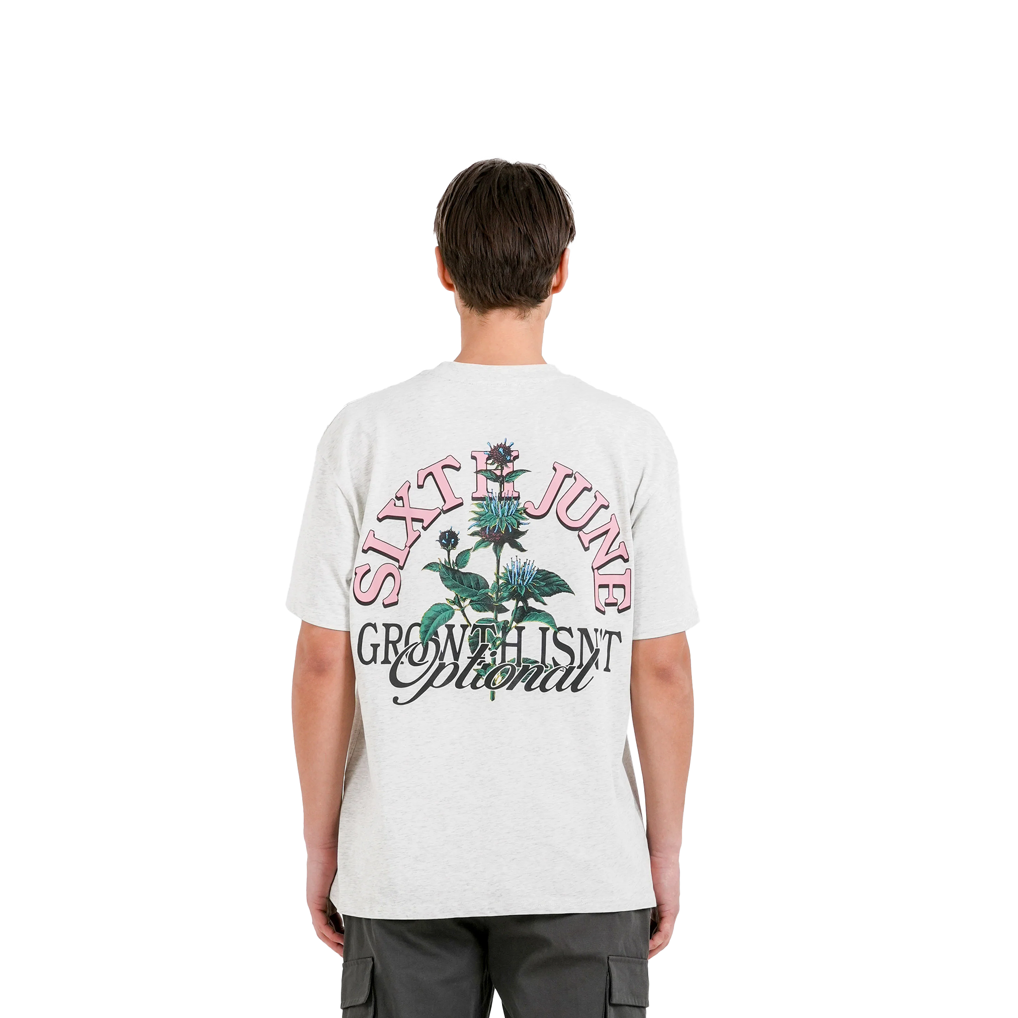 SIXTH JUNE GREY FLOWER TSHIRT