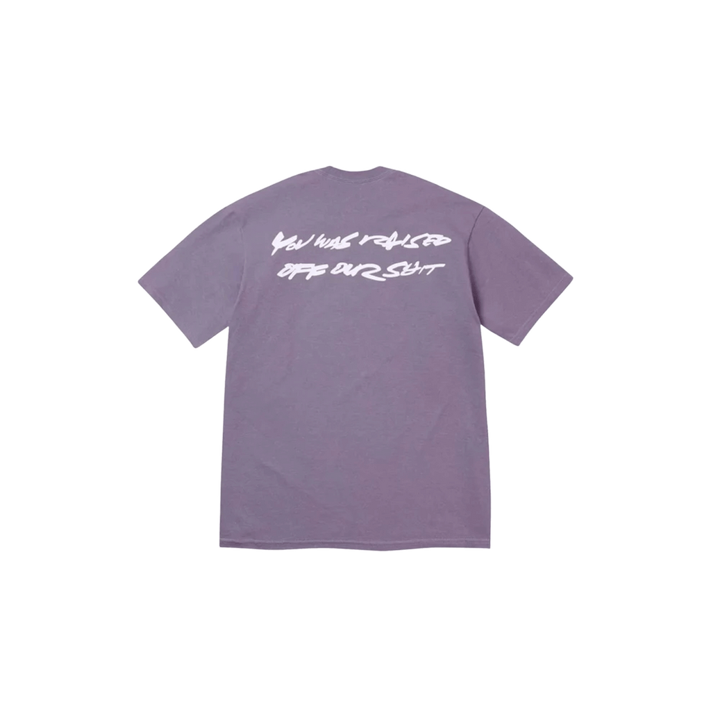 Supreme Futura Box Logo T-Shirt Dusty Purple