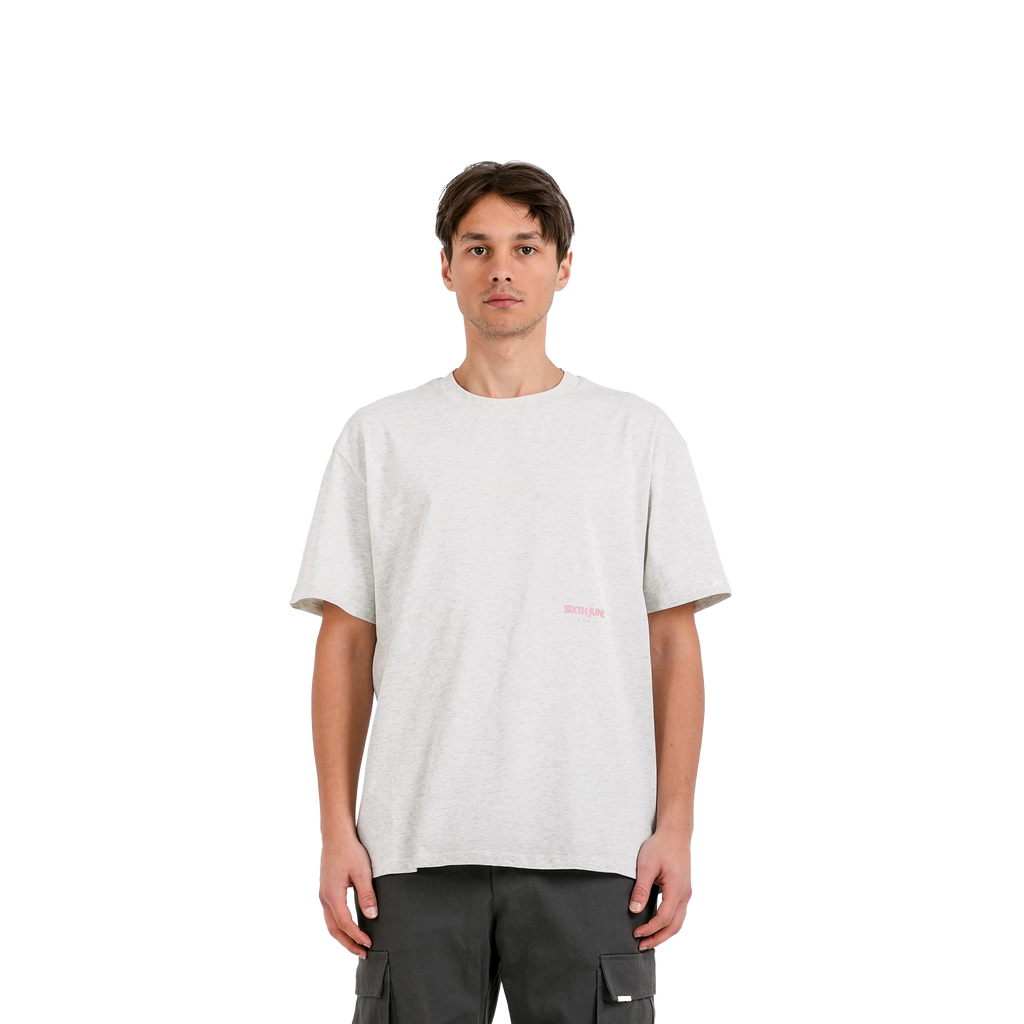 SIXTH JUNE GREY FLOWER TSHIRT