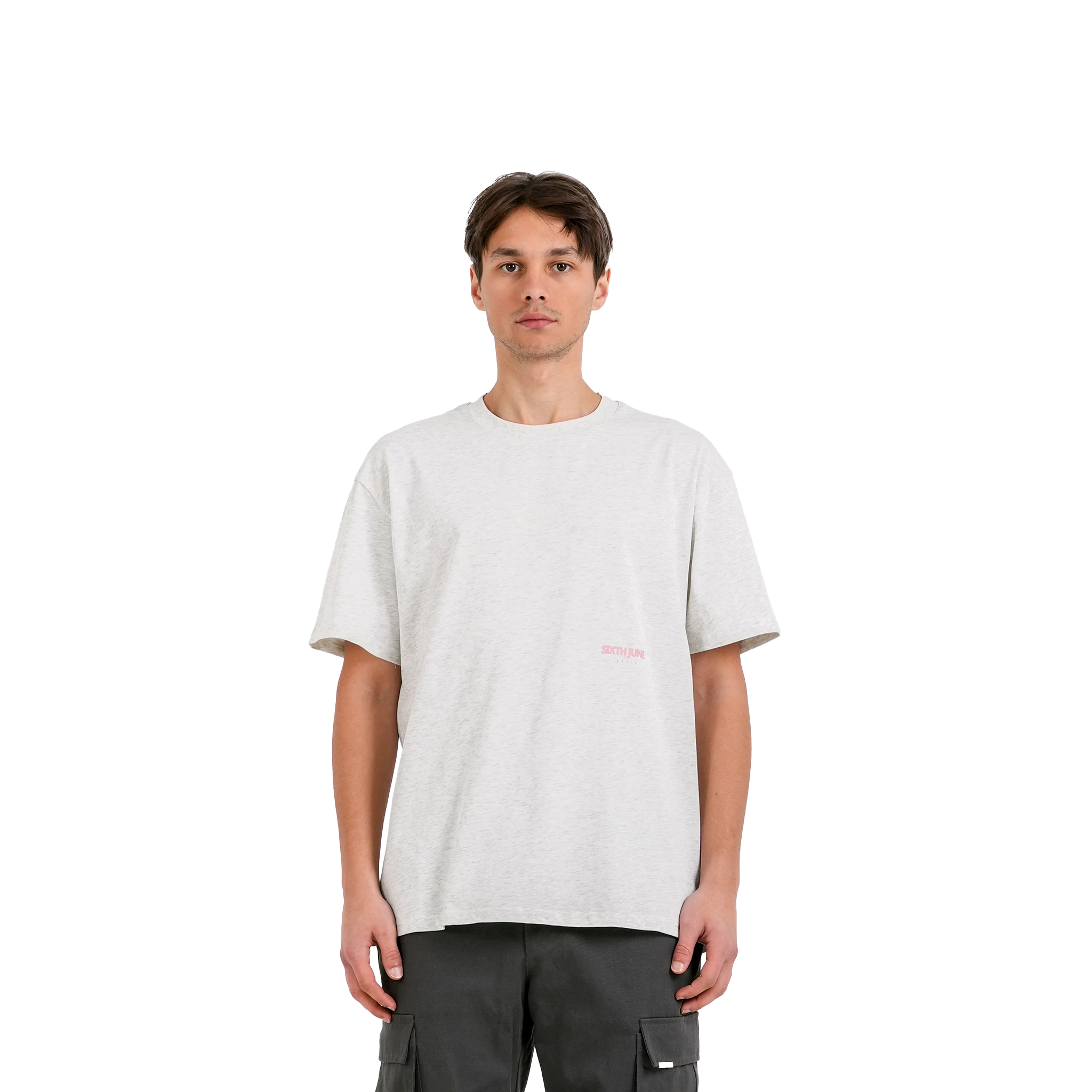 SIXTH JUNE GREY FLOWER TSHIRT