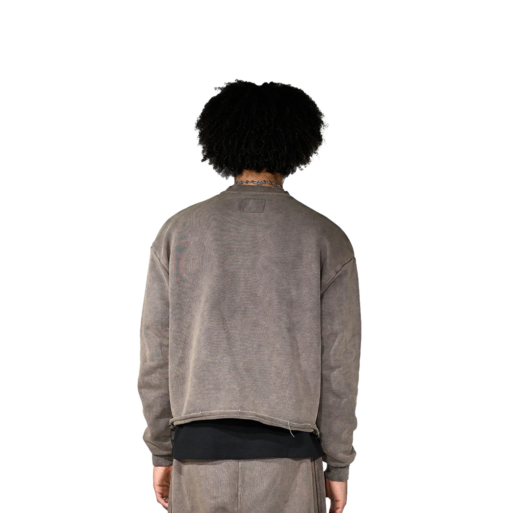 FINELLI HEART CREWNECK BROWN