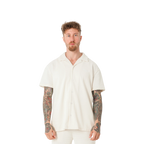 SIXTH JUNE CROCHETED BEIGE SHIRT