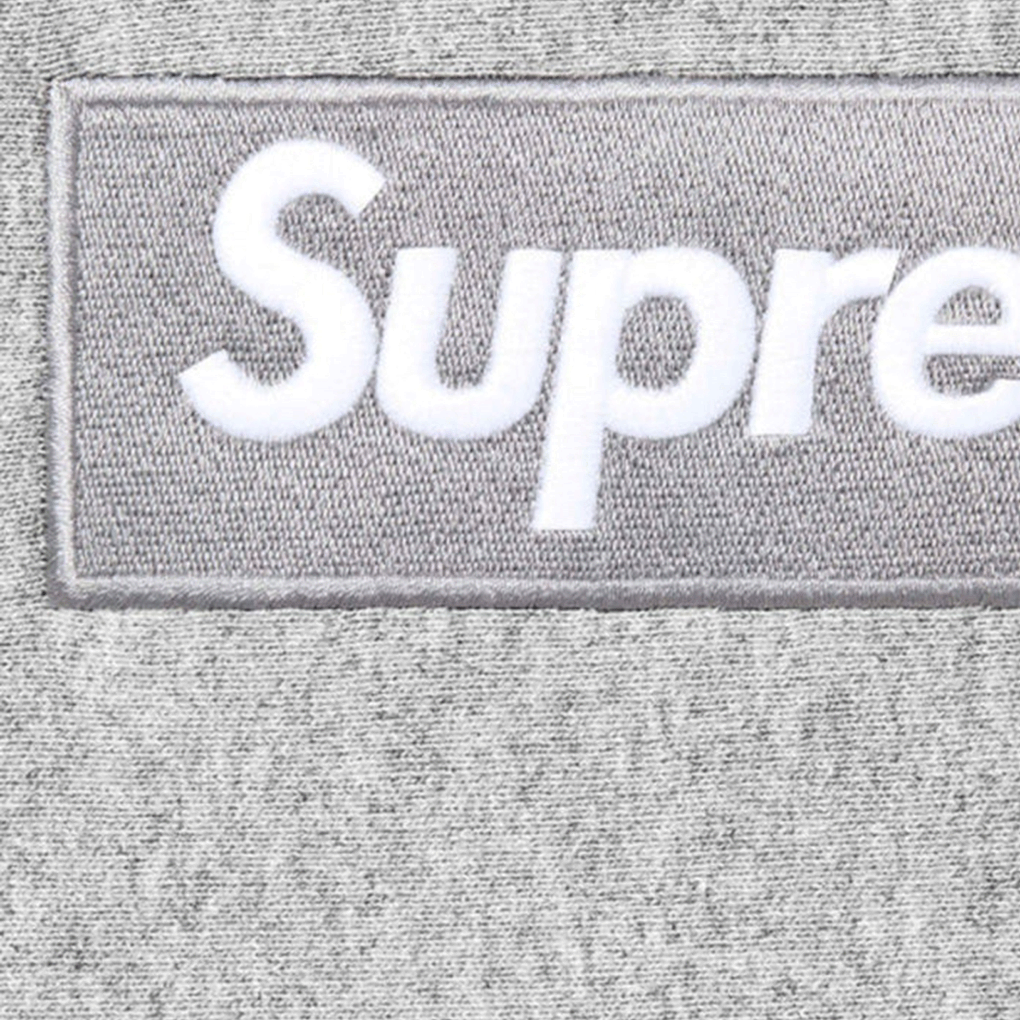 Supreme Box Logo Hooded Sweatshirt Heather Grey (FW24)