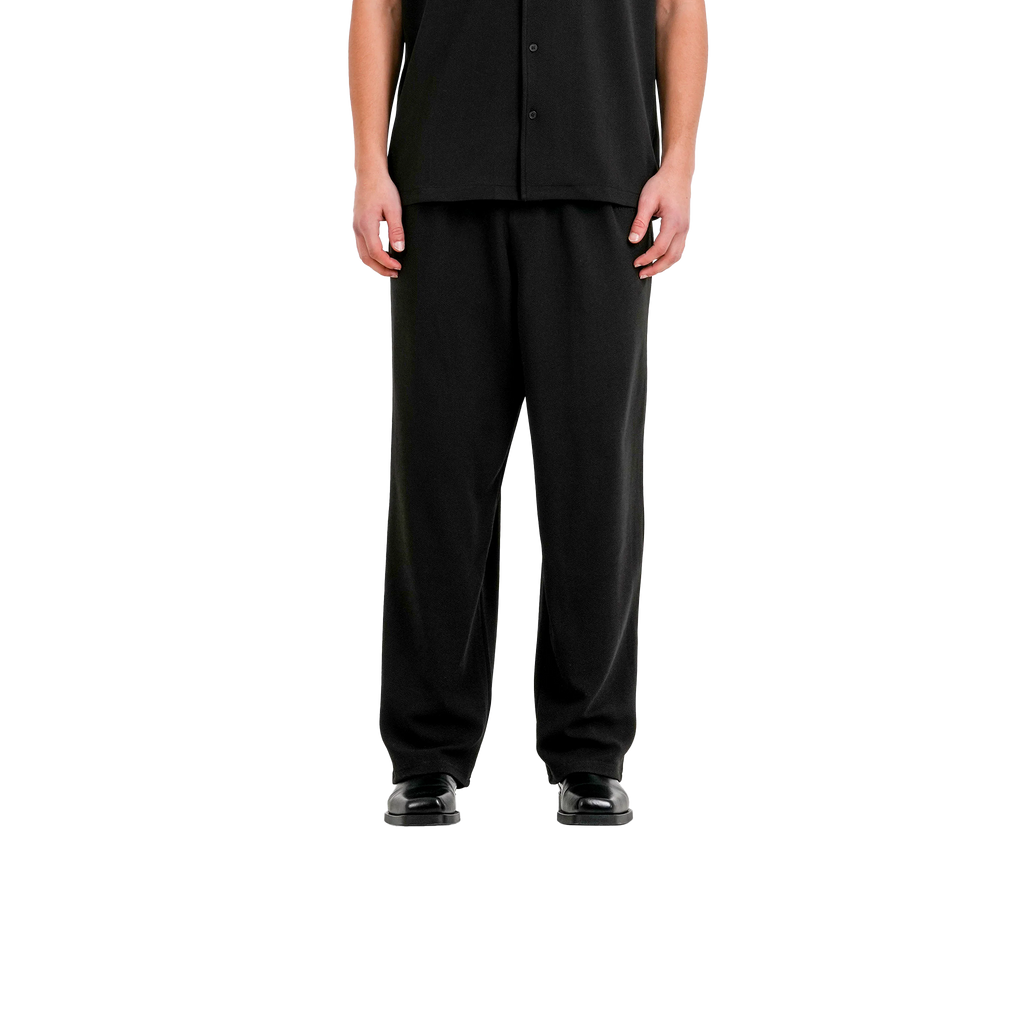 SIXTH JUNE CREPE FABRIC PANTS BLACK