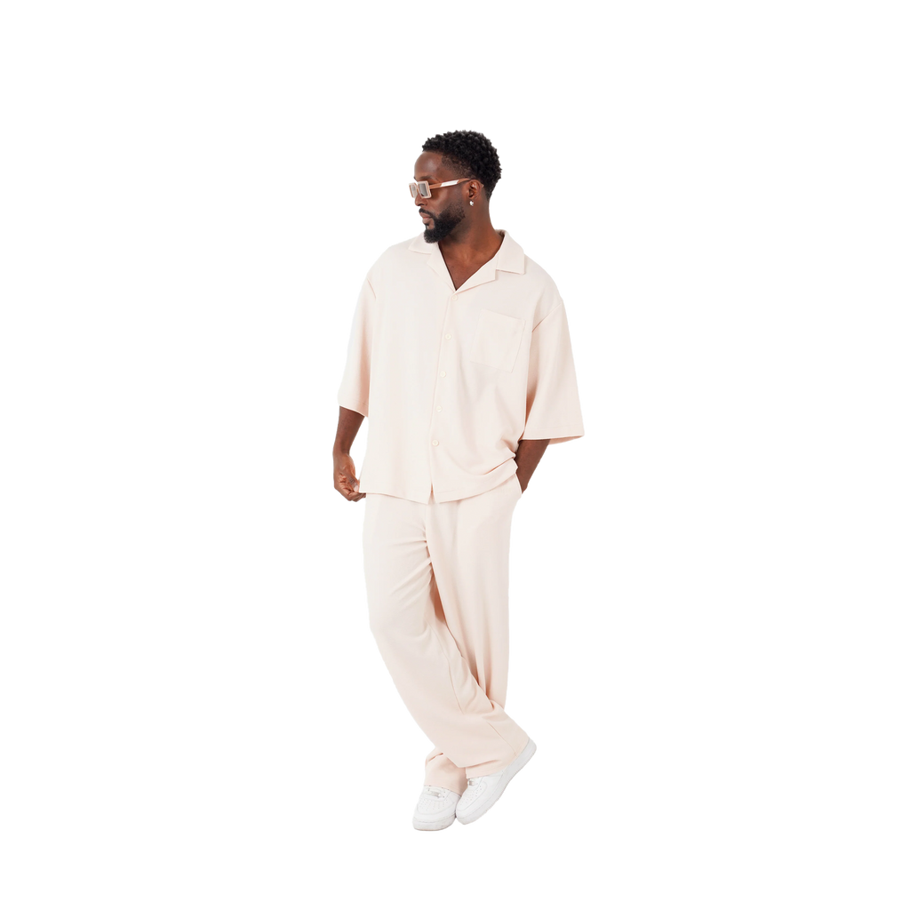 SIXTH JUNE CREPE FABRIC PANTS BEIGE