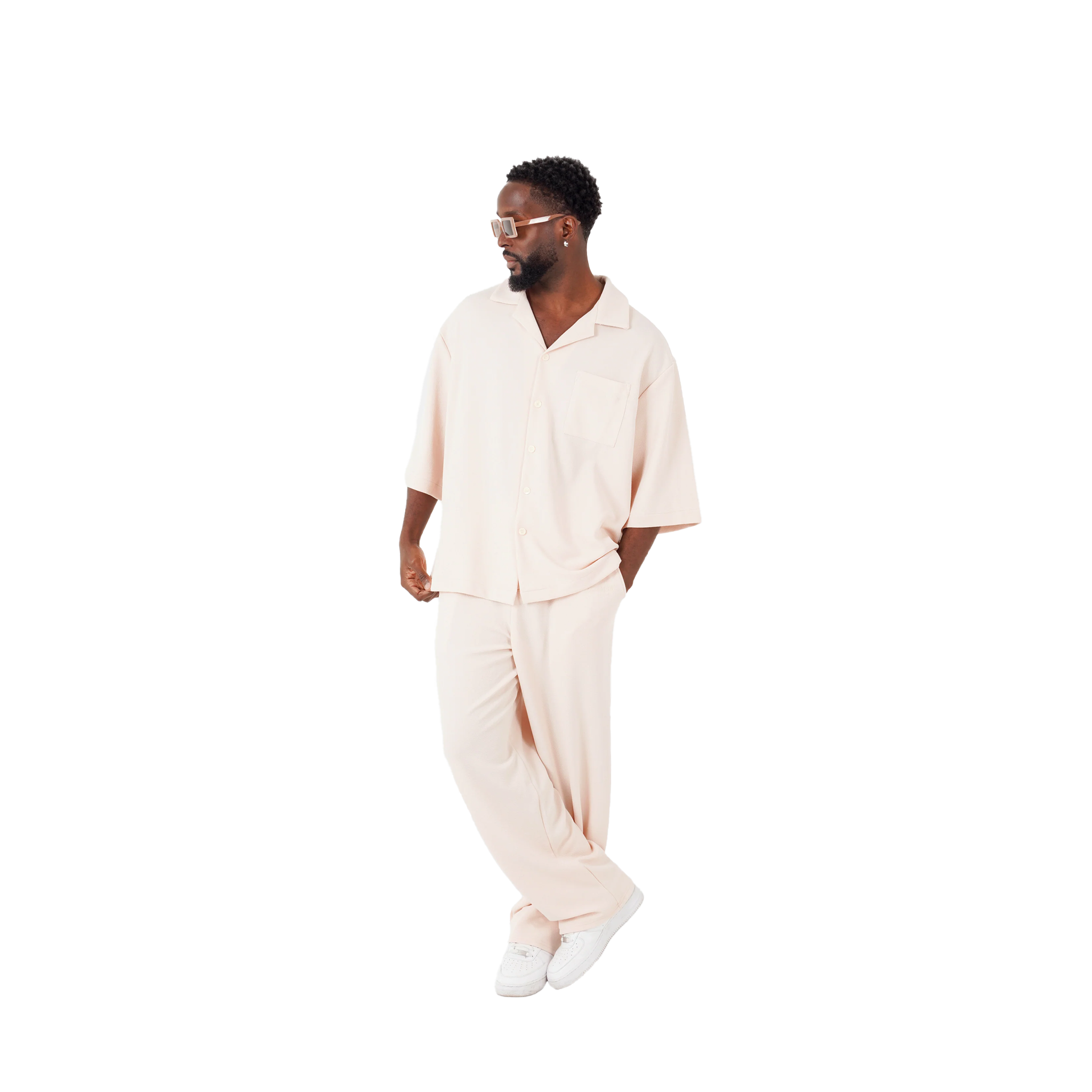 SIXTH JUNE CREPE FABRIC PANTS BEIGE