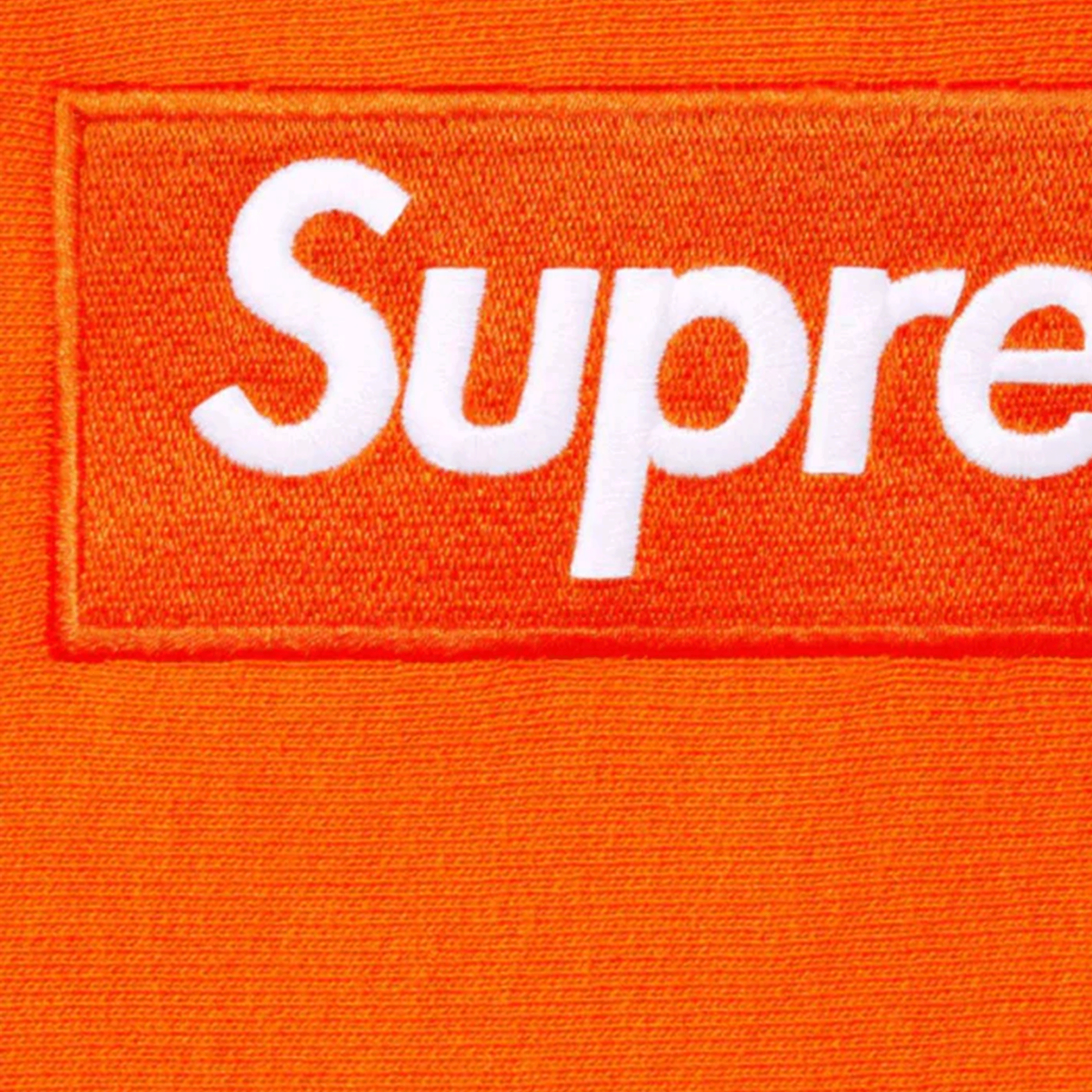 Supreme Box Logo Hooded Sweatshirt Dark Orange (FW24)