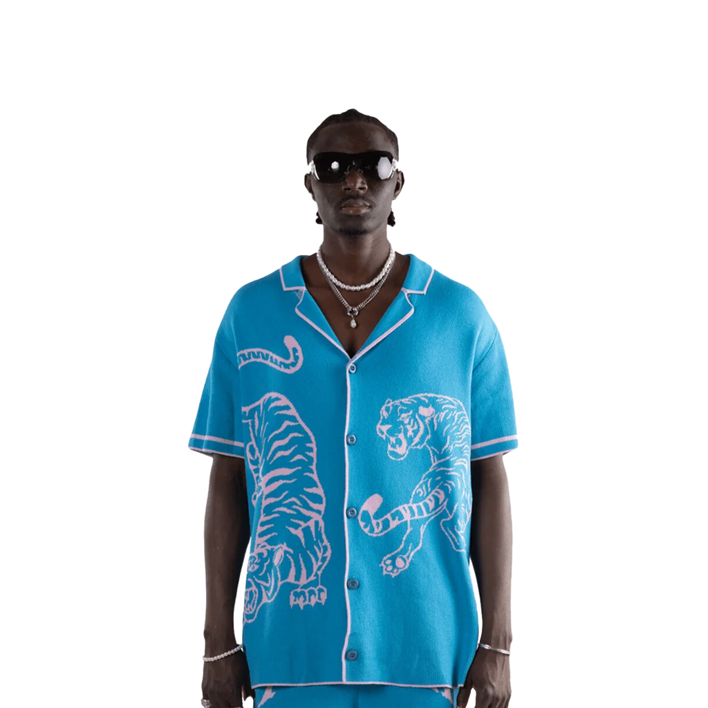 FINELLI TIGER KNIT BLUE