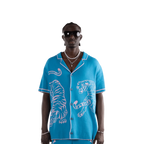 FINELLI TIGER KNIT BLUE