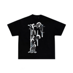 FINELLI "F" HORSE TEE BLACK