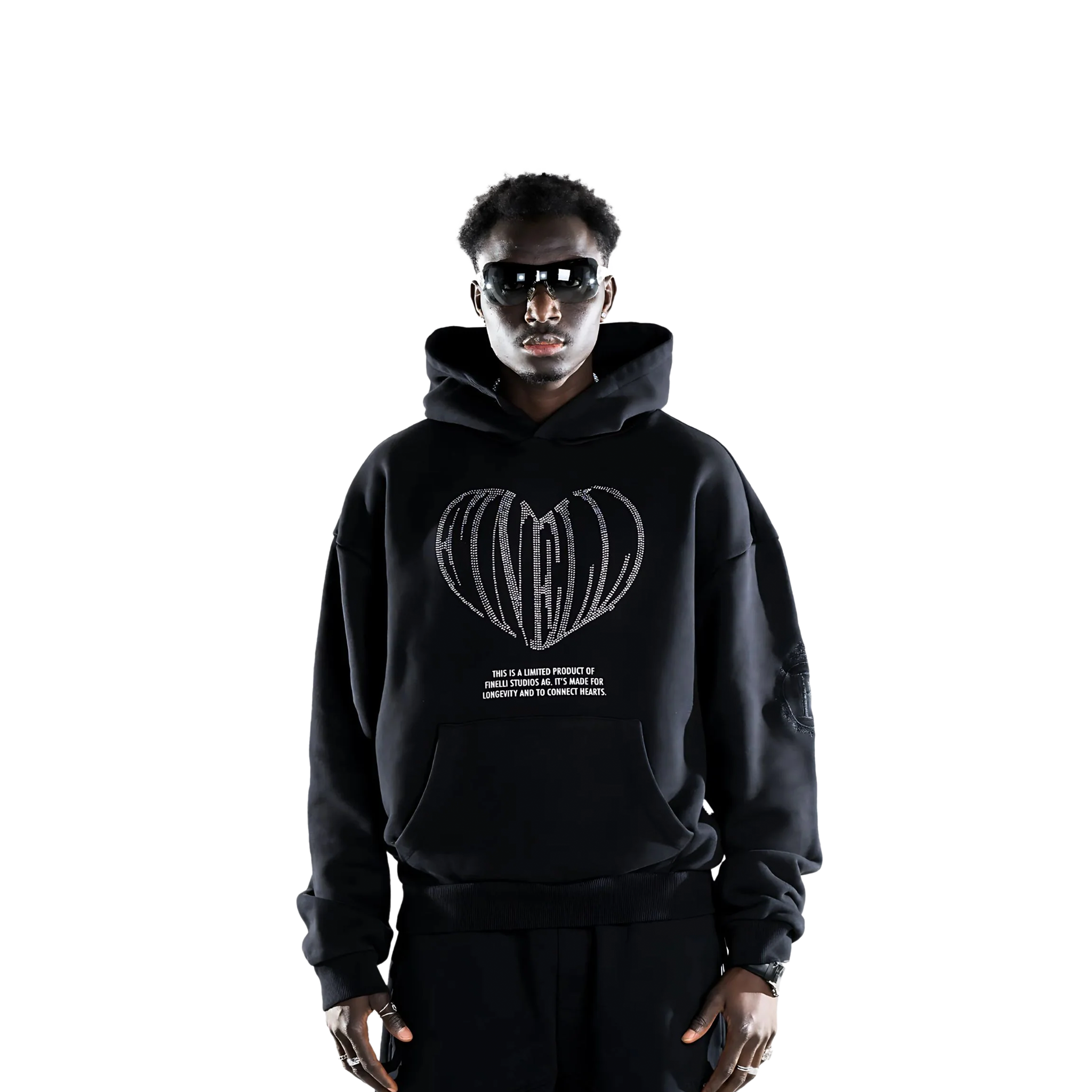 FINELLI DIAMOND HEART HOODIE
