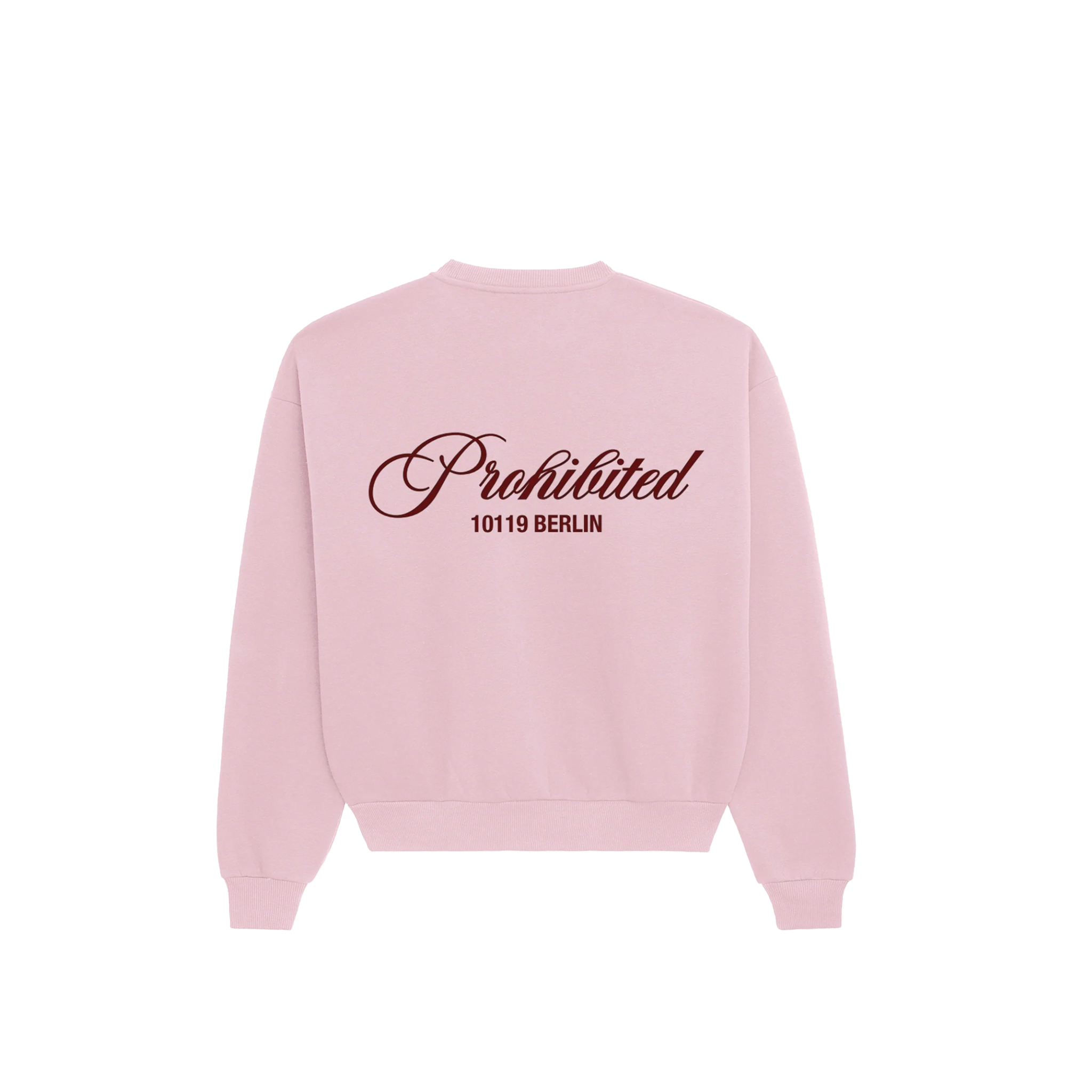 PROHIBITED CHERRY PINK CREW NECK