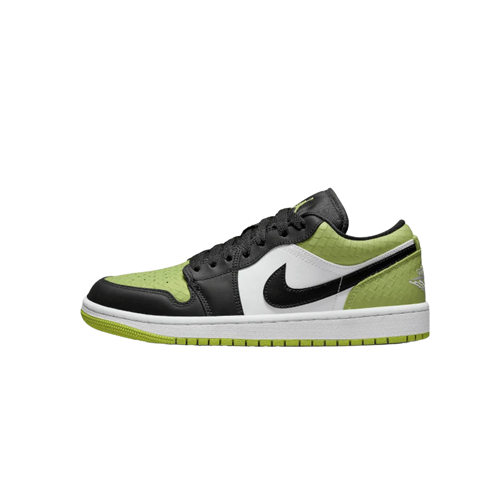JORDAN 1 LOW SNAKESKIN VIVID GREEN