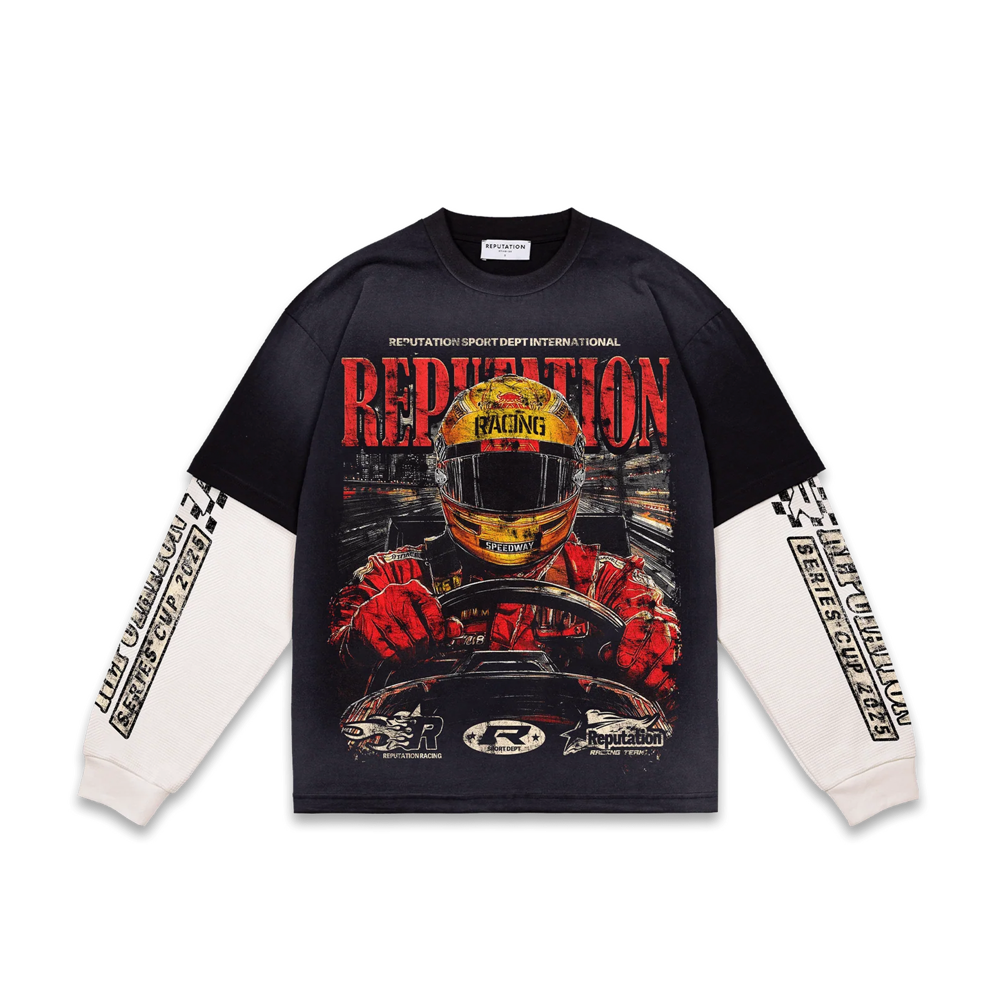 REPUTATION GRAND PRIX DOUBLE LAYERED TEE