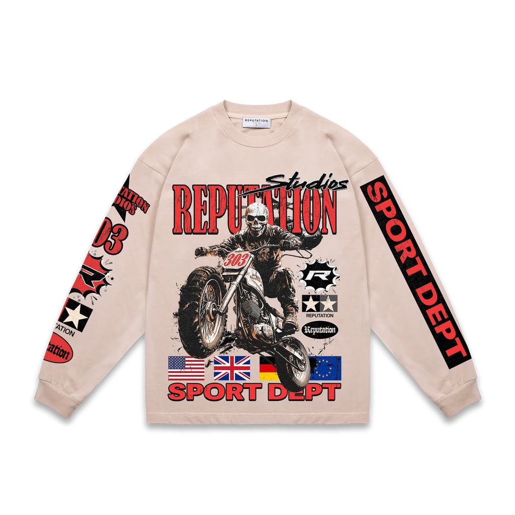 REPUTATION GHOST RIDER LONG SLEEVE TEE