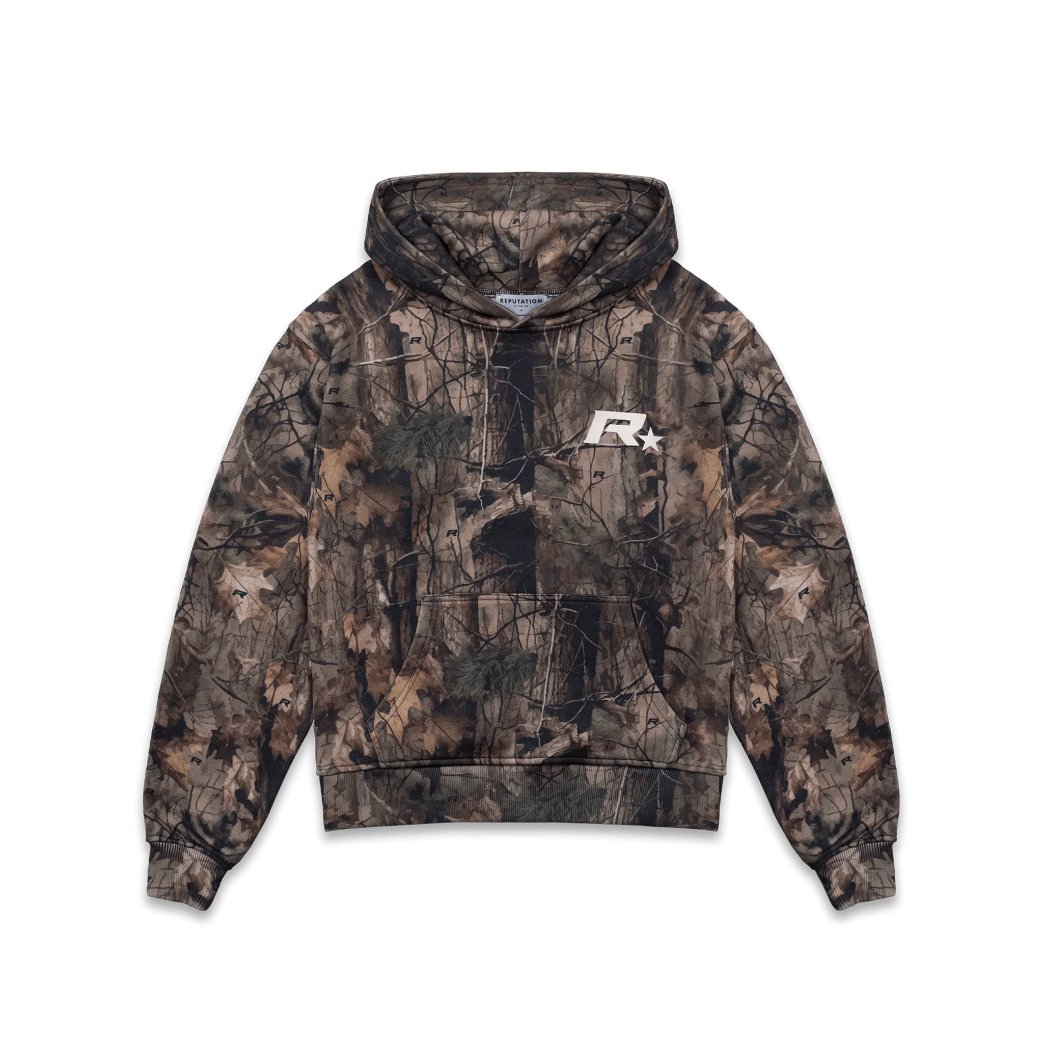 REPUTATION FOREST CAMO HOODIE
