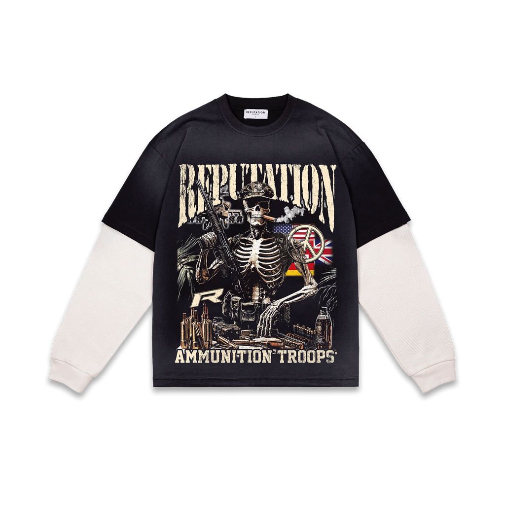 REPUTATION DEAD OPS DOUBLE LAYERED TEE