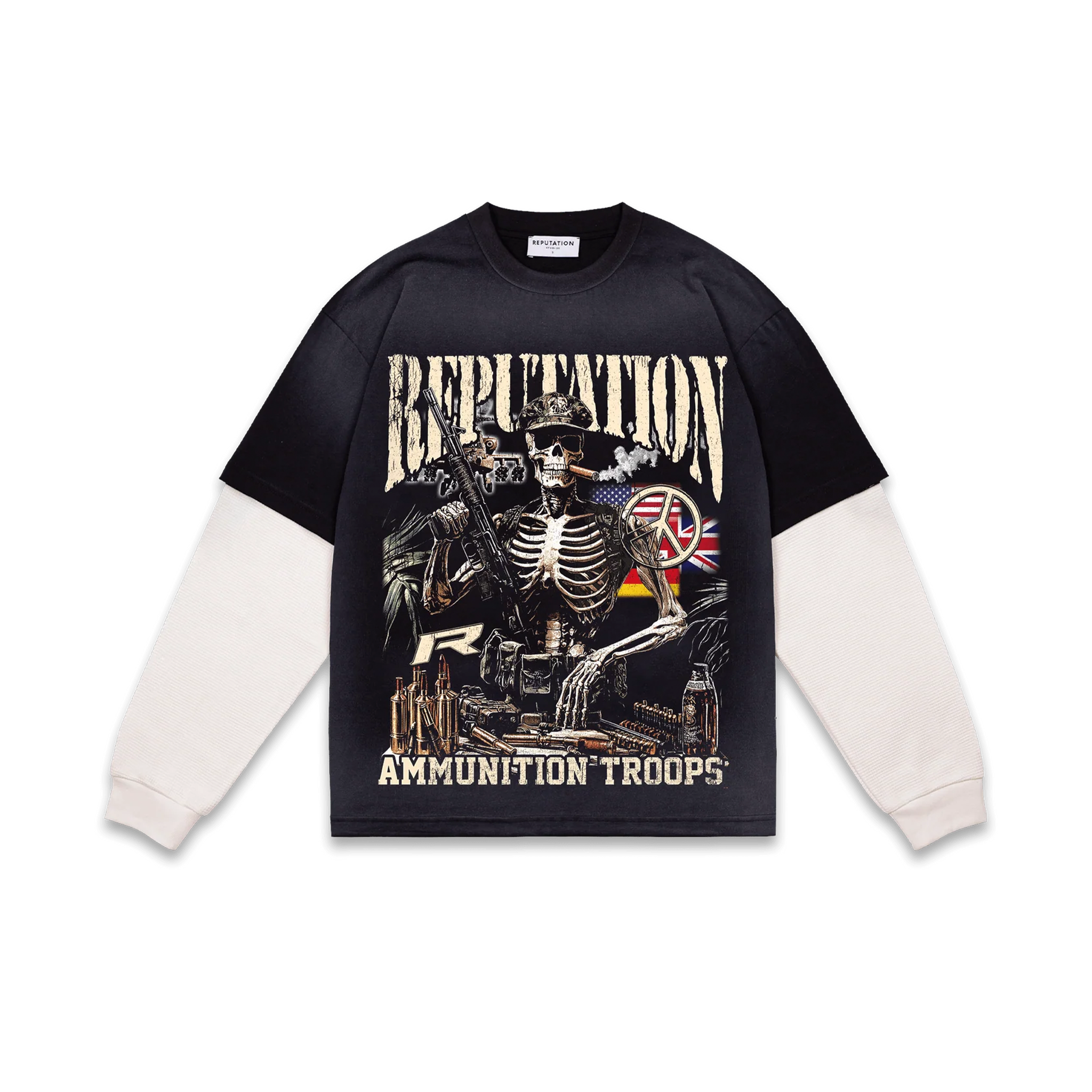 REPUTATION DEAD OPS DOUBLE LAYERED TEE
