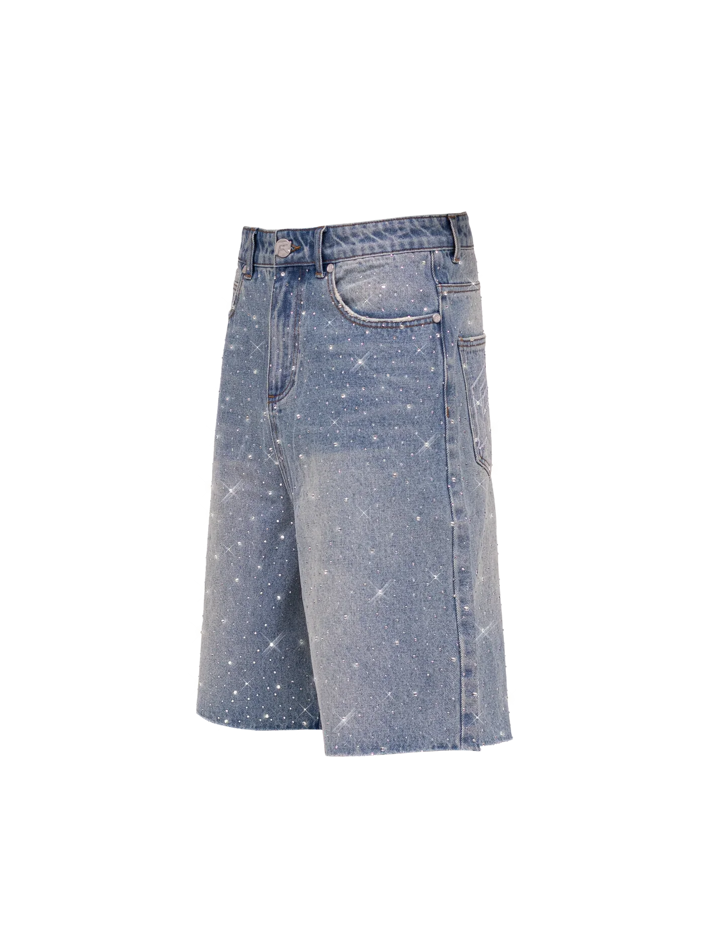 REPUTATION RHINESTONE SHORT BLUE