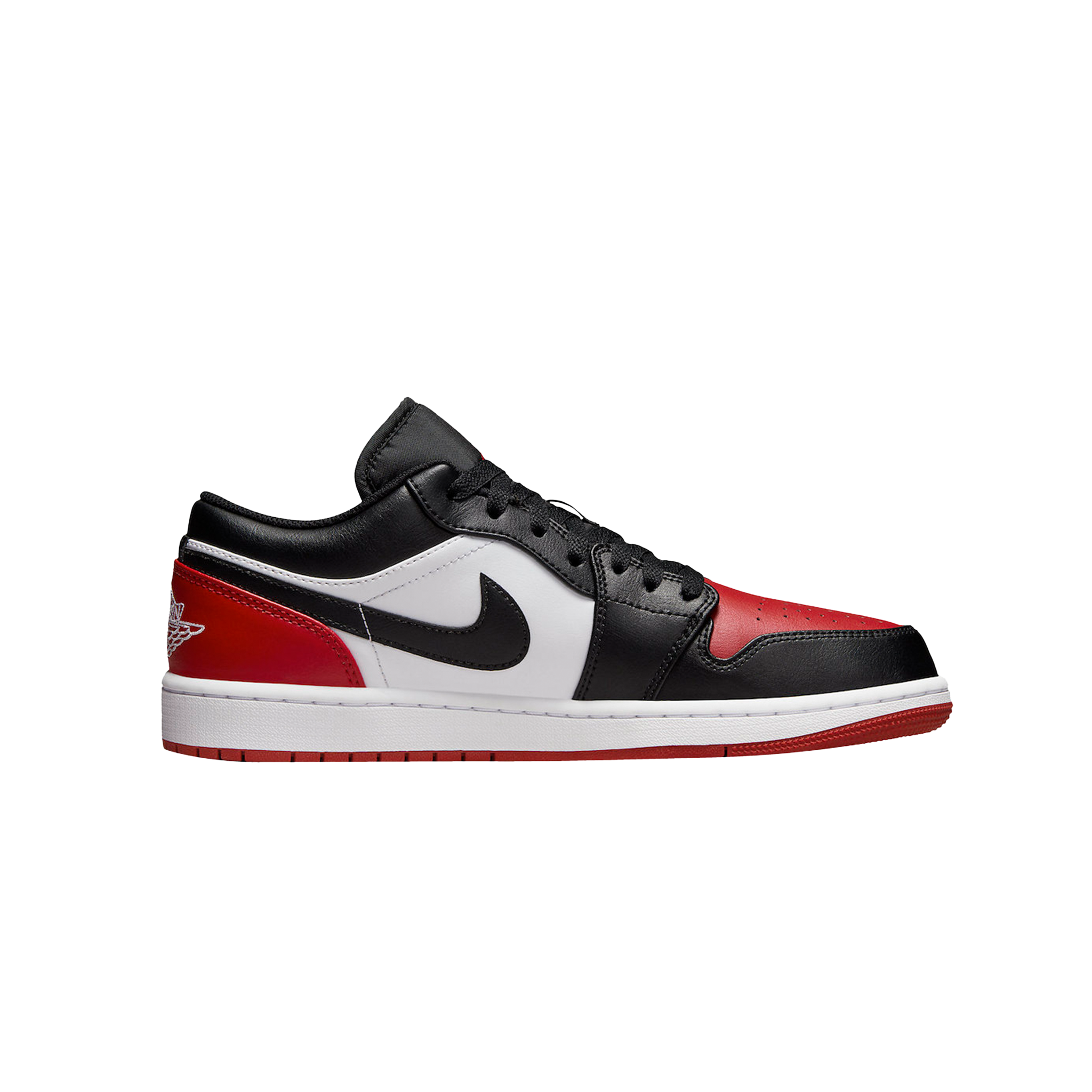 JORDAN 1 LOW BRED TOE