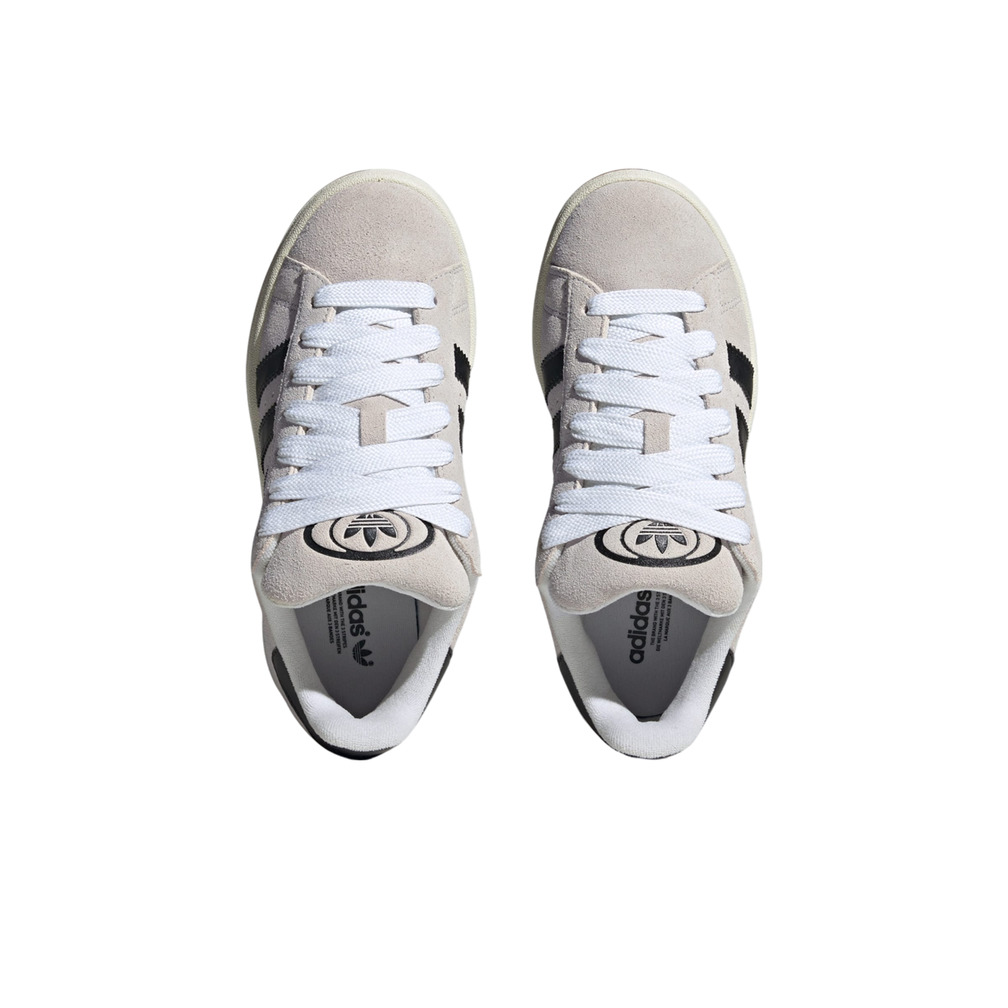 ADIDAS CAMPUS 00S CRYSTAL WHITE CORE BLACK