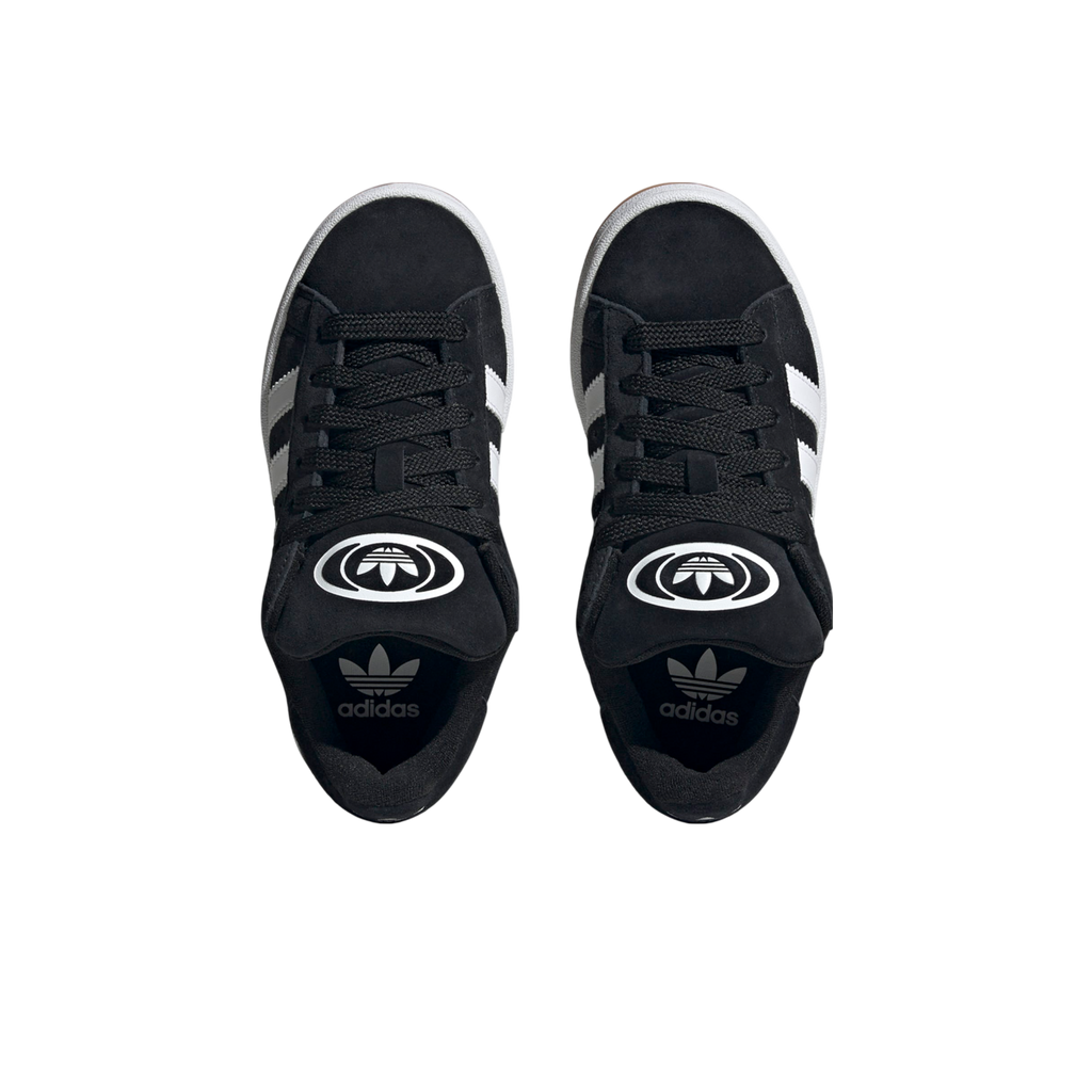 ADIDAS CAMPUS 00S BLACK WHITE GUM (KIDS)