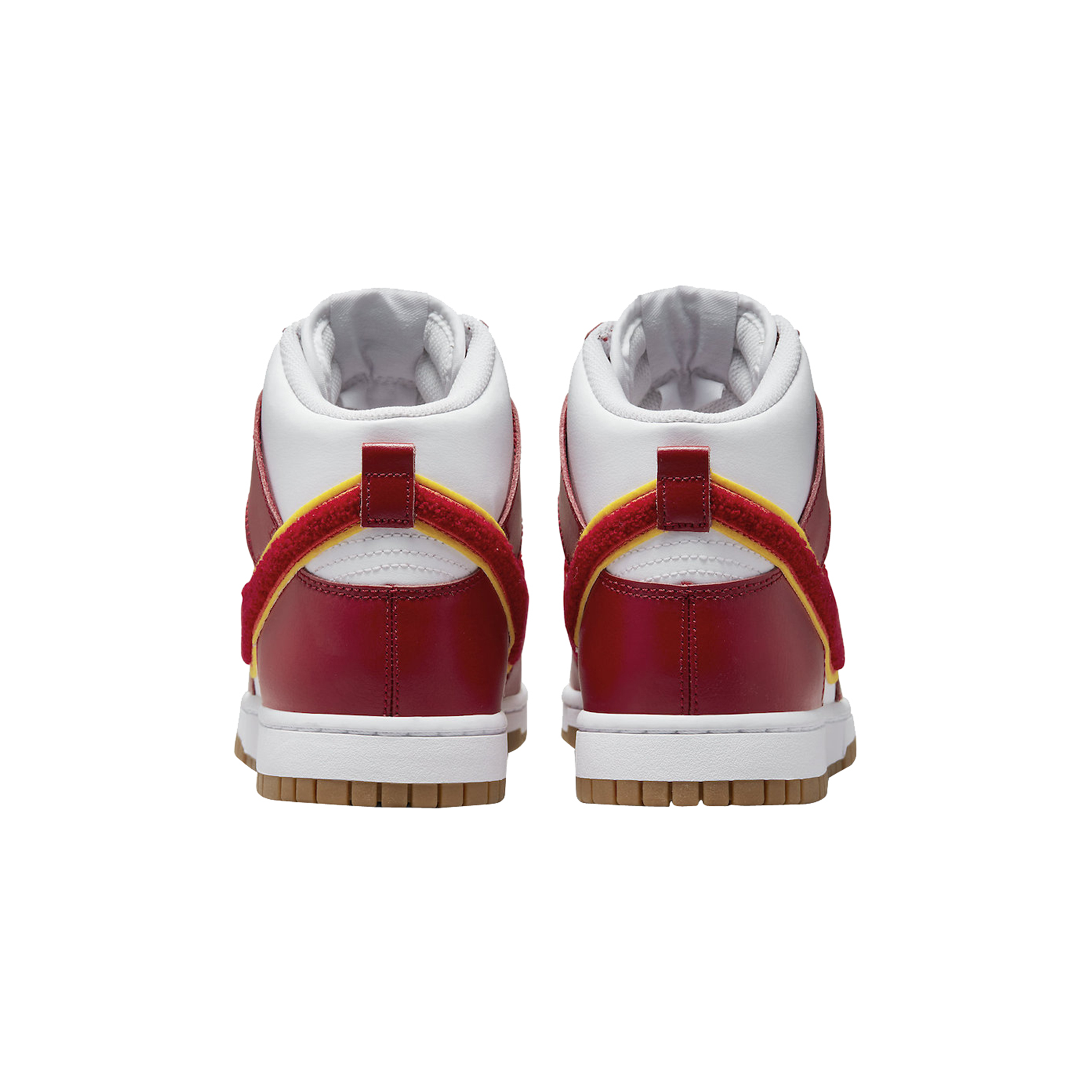 NIKE DUNK HIGH CHENILLE SWOOSH WHITE GYM RED