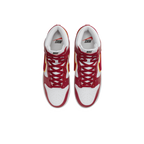 NIKE DUNK HIGH CHENILLE SWOOSH WHITE GYM RED