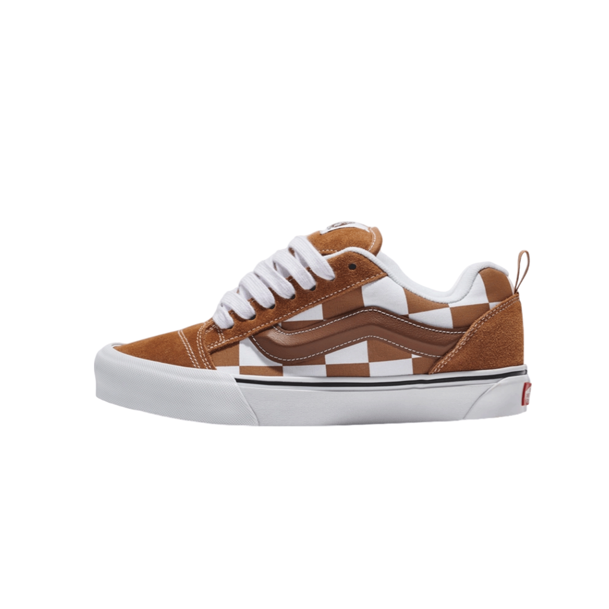 VANS KNU SKOOL MEGA CHECK BROWN