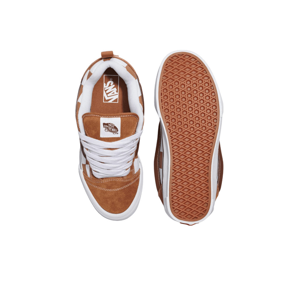VANS KNU SKOOL MEGA CHECK BROWN